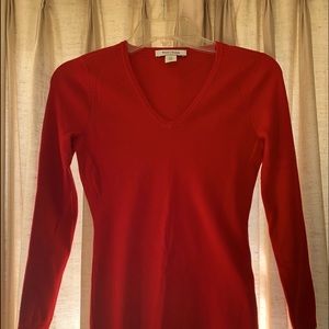 White House Black Market Red Sweater
